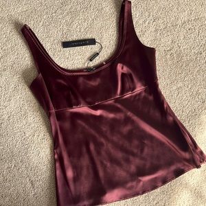 Elie Tahari silk tank- womens medium